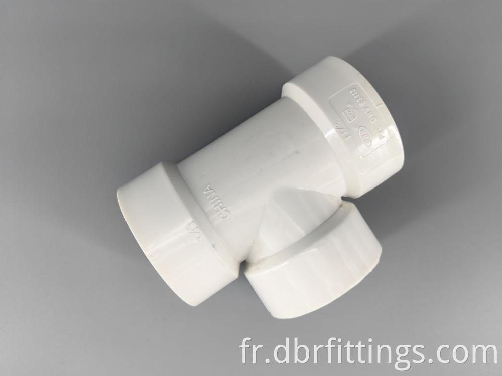 PVC fittings FLUSH CLEANOUT TEE